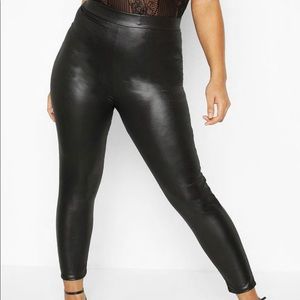 High waisted black leggings